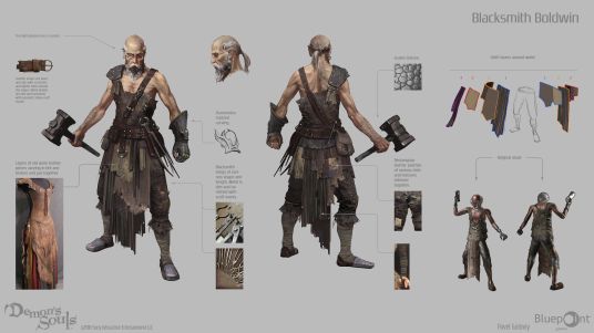 Blacksmith Boldwin. Demon&#039;s Souls