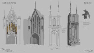Gothic Entrance. Demon&#039;s Souls