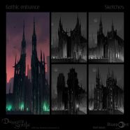 Gothic Entrance. Demon&#039;s Souls