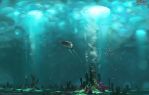 Arctic thermal vents area. Subnautica