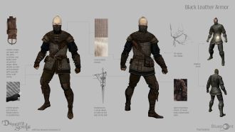 Black Leather Armor. Demon&#039;s Souls