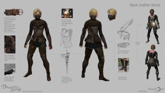 Black Leather Armor. Demon&#039;s Souls