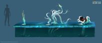 Frozen river plants. Subnautica