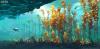 Arctic kelp forest. Subnautica