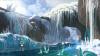 Frozen river. Subnautica