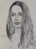 Girl with long dark hair
